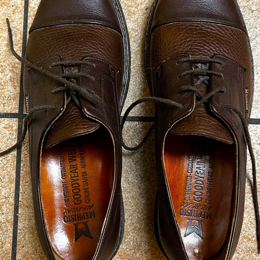 Mephisto cordovan brown men’s dress shoe size 10.5